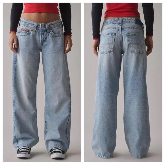 BDG Denim - BDG Kayla Bandana Low-Rise Jean Slouchy Vintage Inspired Denim Urban Outfitters